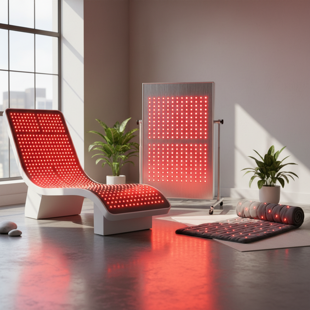 Red Light Therapy Beds vs. Panels vs. Mats: A Comparison cover