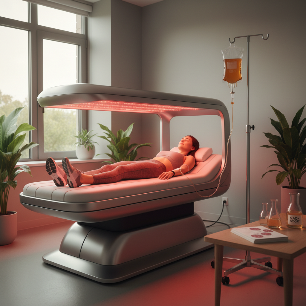 Red Light Therapy and NAD+ IVs: The Ultimate Cellular Energy Stack cover