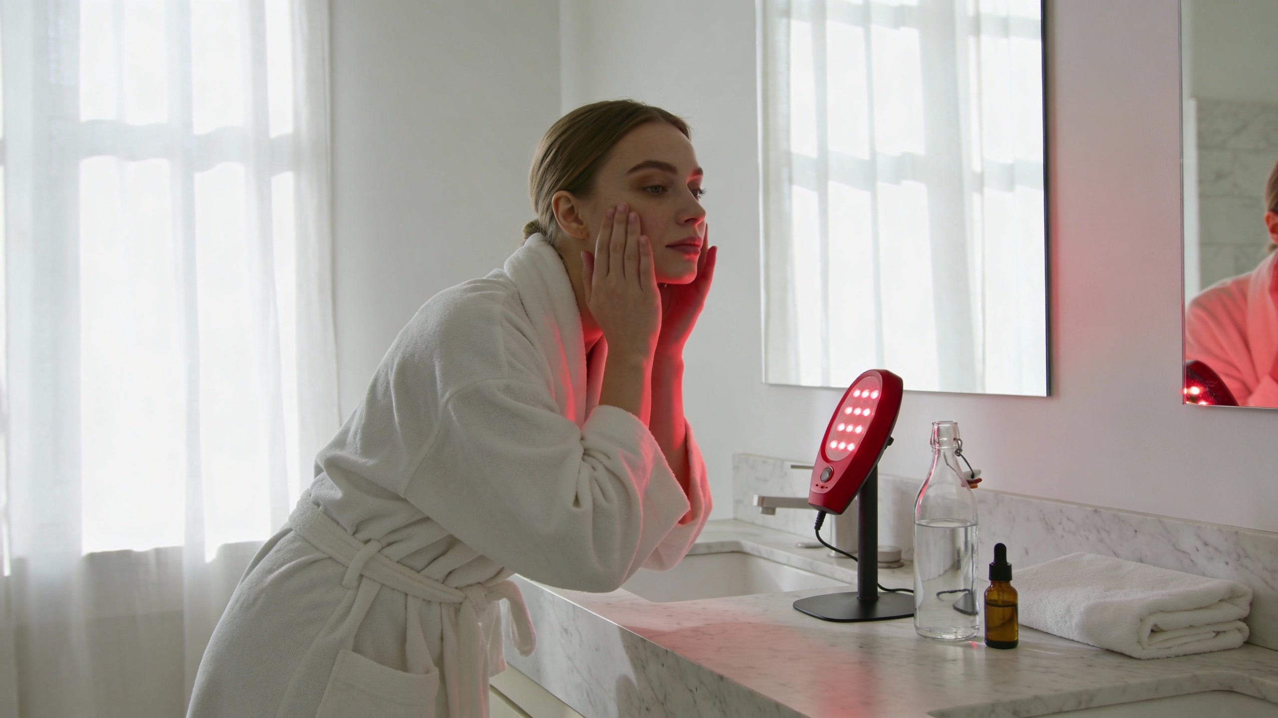 Five Mechanisms of Red Light for Skin Barrier Repair