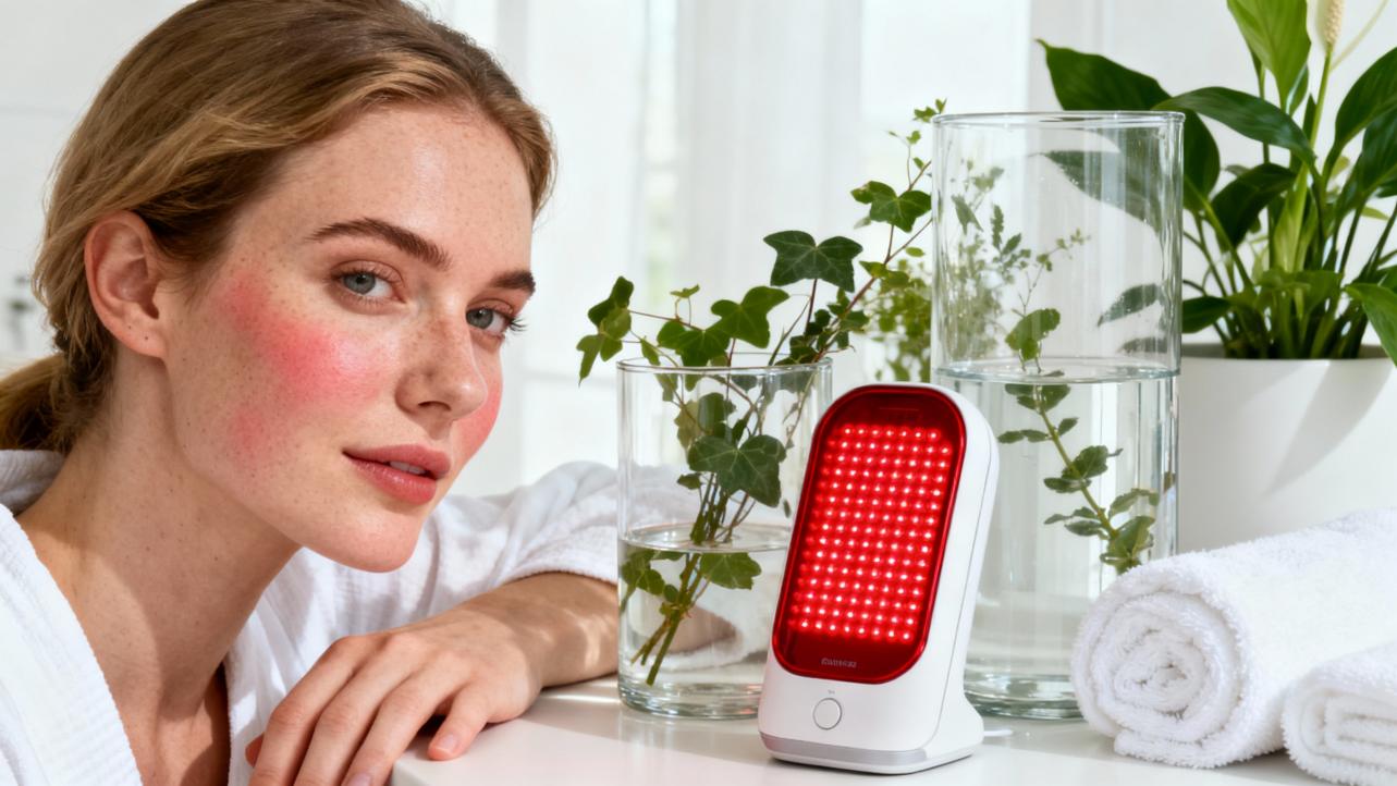 Impact of Red Light Therapy on Sensitive Skin and Rosacea