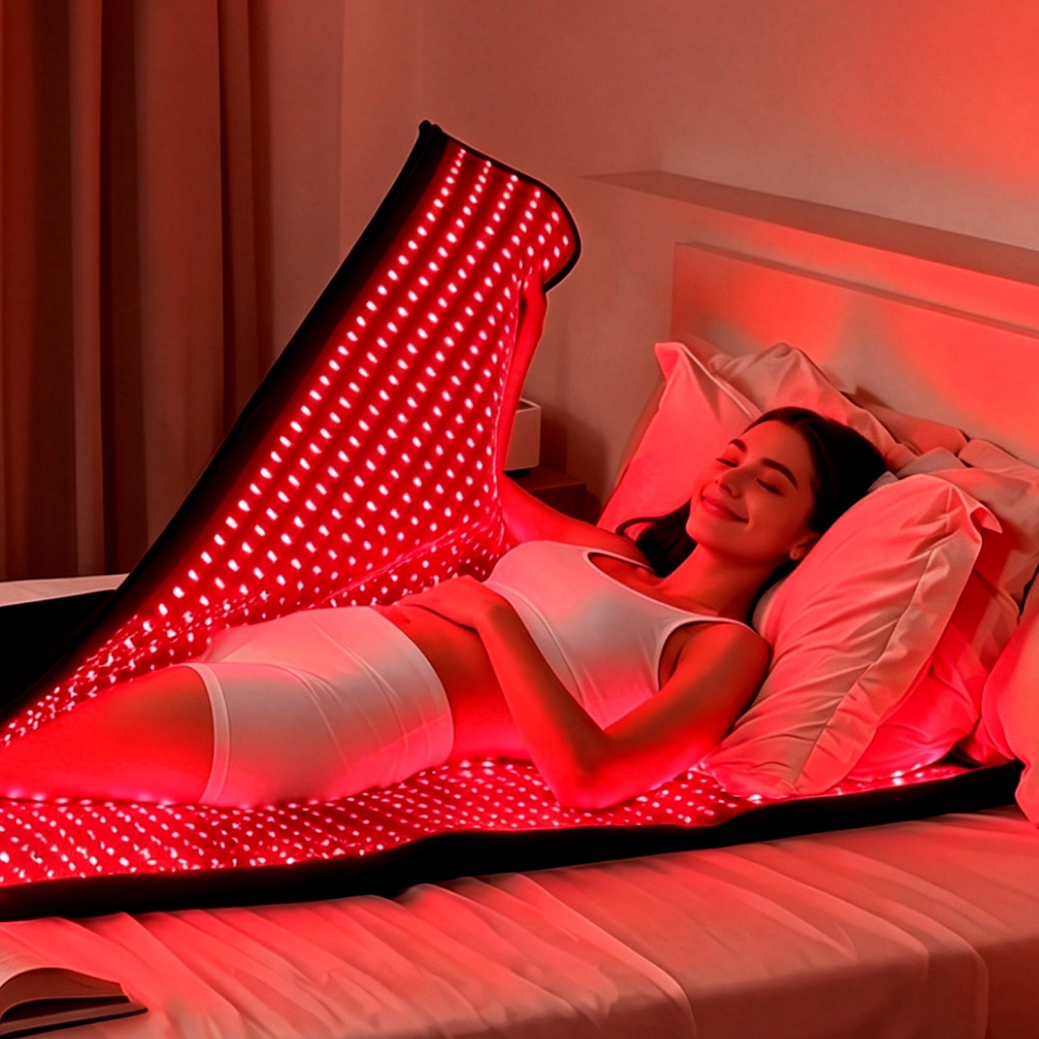 Open‑Box: Red Light Therapy Sleep Bag, 660nm Red & 850nm Near‑Infrared, Full‑Body Relaxation