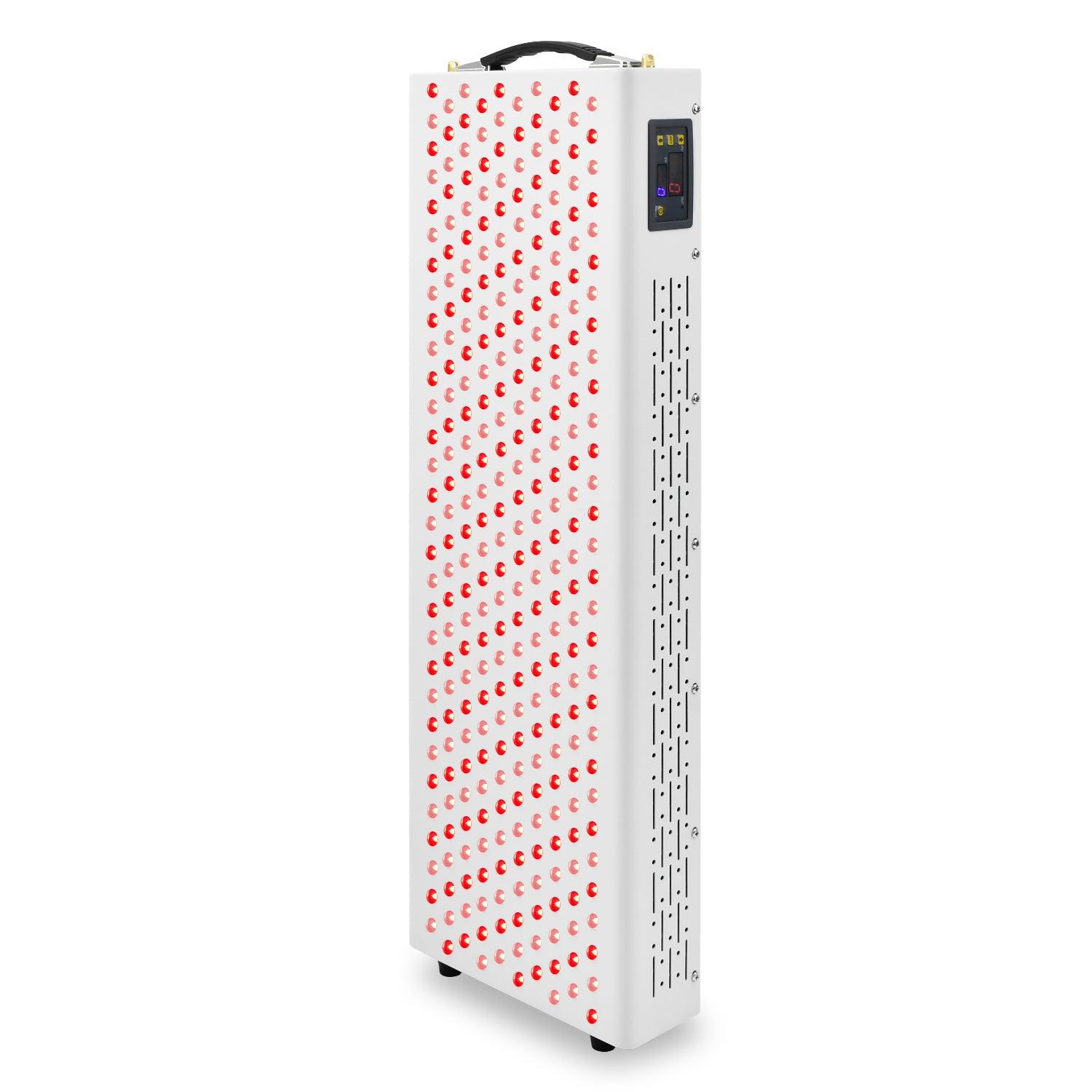 YOULUMI Red Light Therapy Panel IPR-003, white panel with red lights, for pain relief and skin health