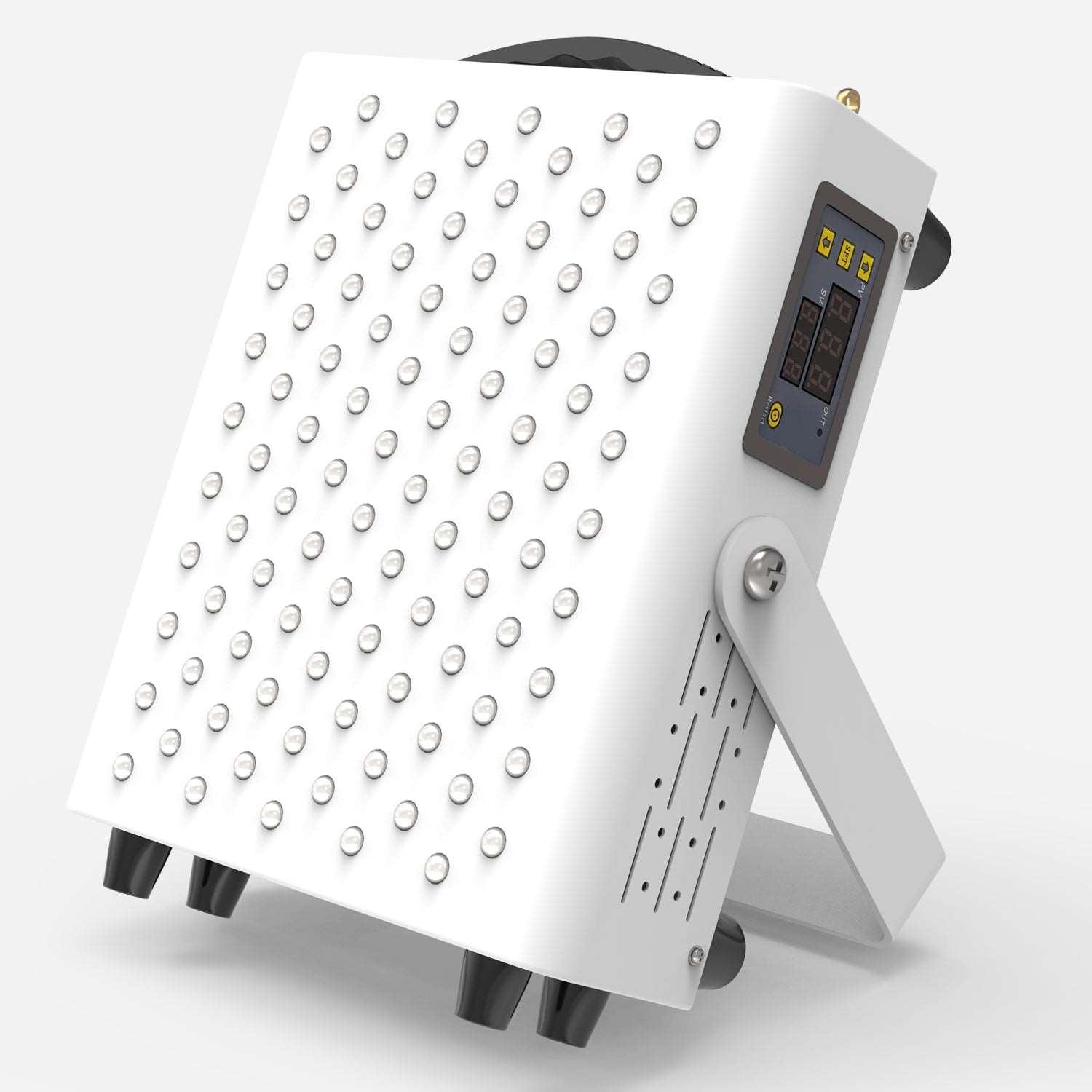 YOULUMI Red Light Therapy Panel IPR-001: Red and near-infrared light LEDs for pain relief and wellness.