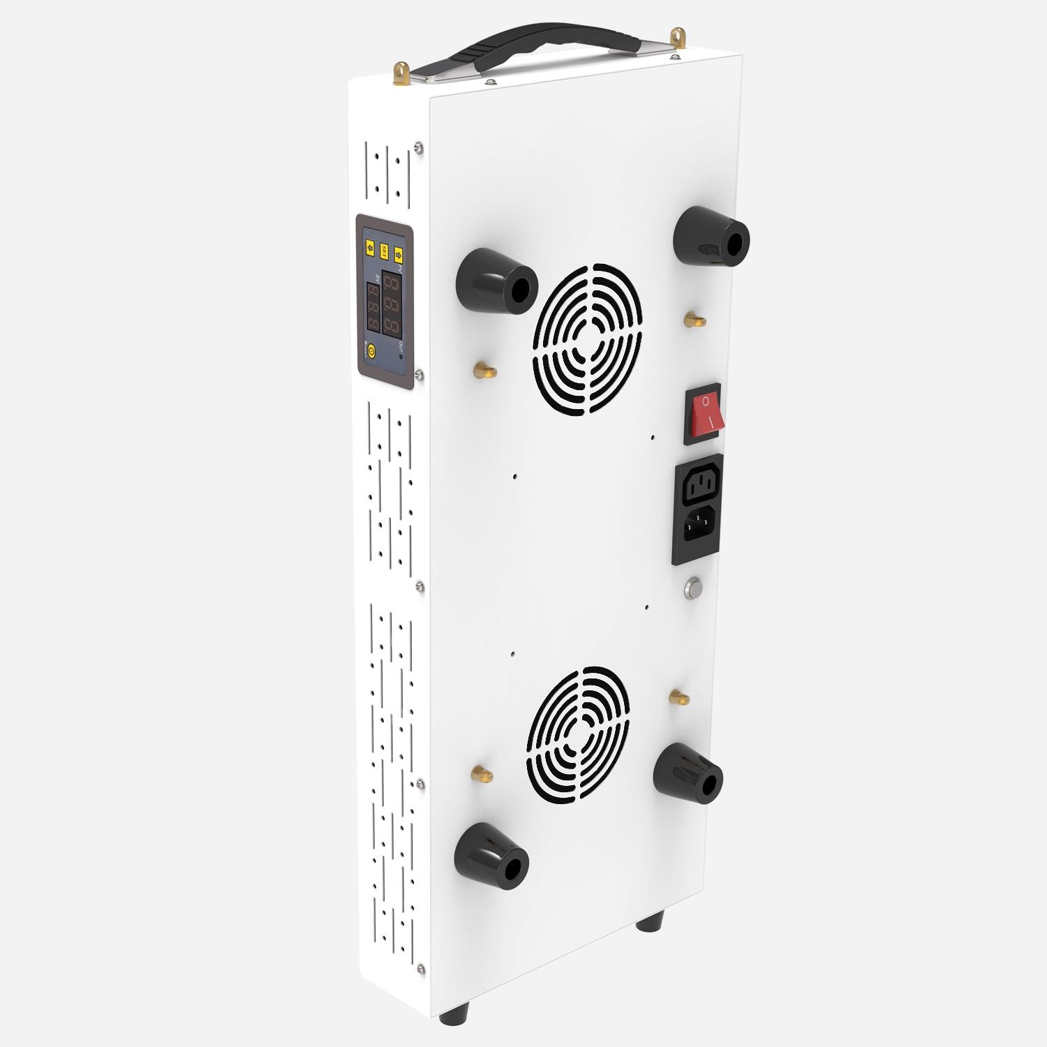 YOULUMI IPR-002 Red Light Therapy Panel - White panel with digital display and ventilation, for pain relief.