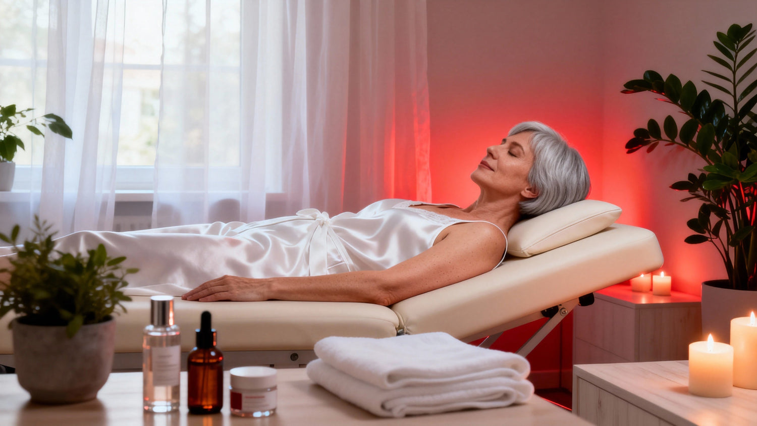 Impact of Red Light Therapy on Upper Eyelid Laxity and Droop