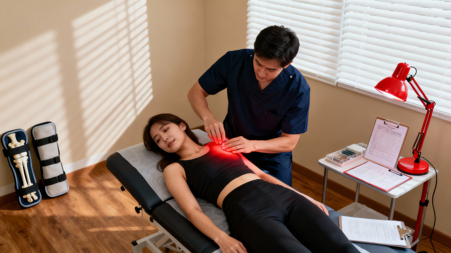 Impact of Red Light Therapy on Migrant Workers’ Occupational Injuries