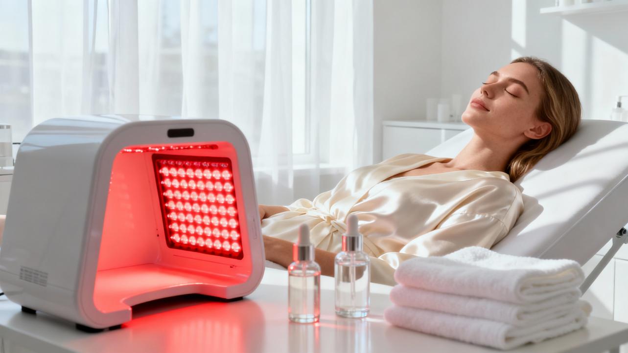 Understanding the Impact of Skincare Products Before and After Red Light Therapy