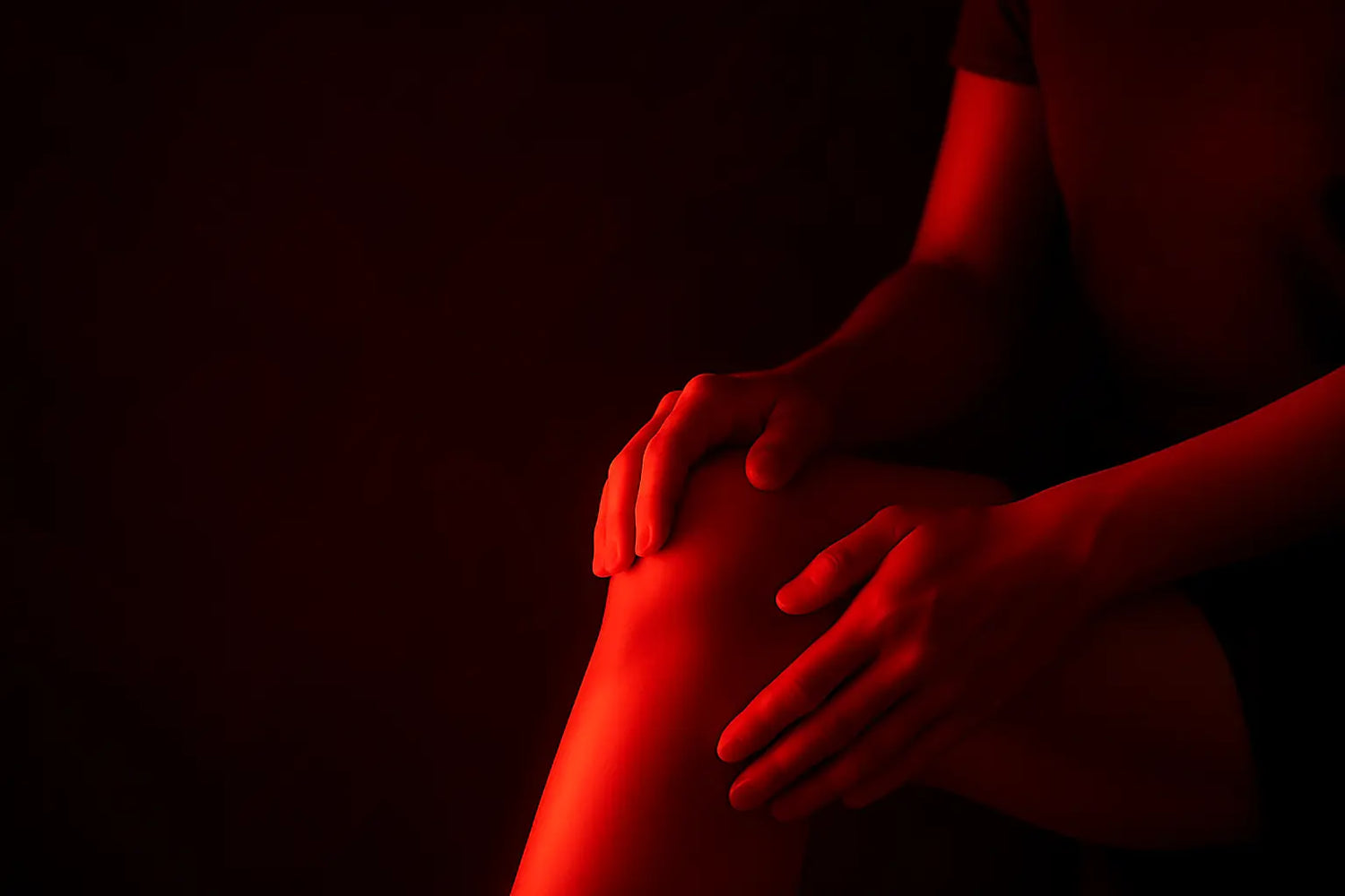 Using red light to treat knee problems