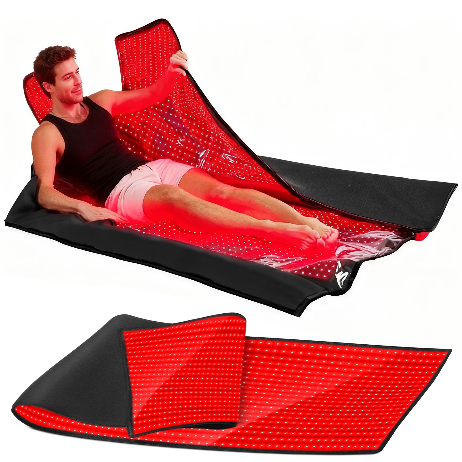 Open‑Box: Red Light Therapy Sleep Bag, 660nm Red & 850nm Near‑Infrared, Full‑Body Relaxation