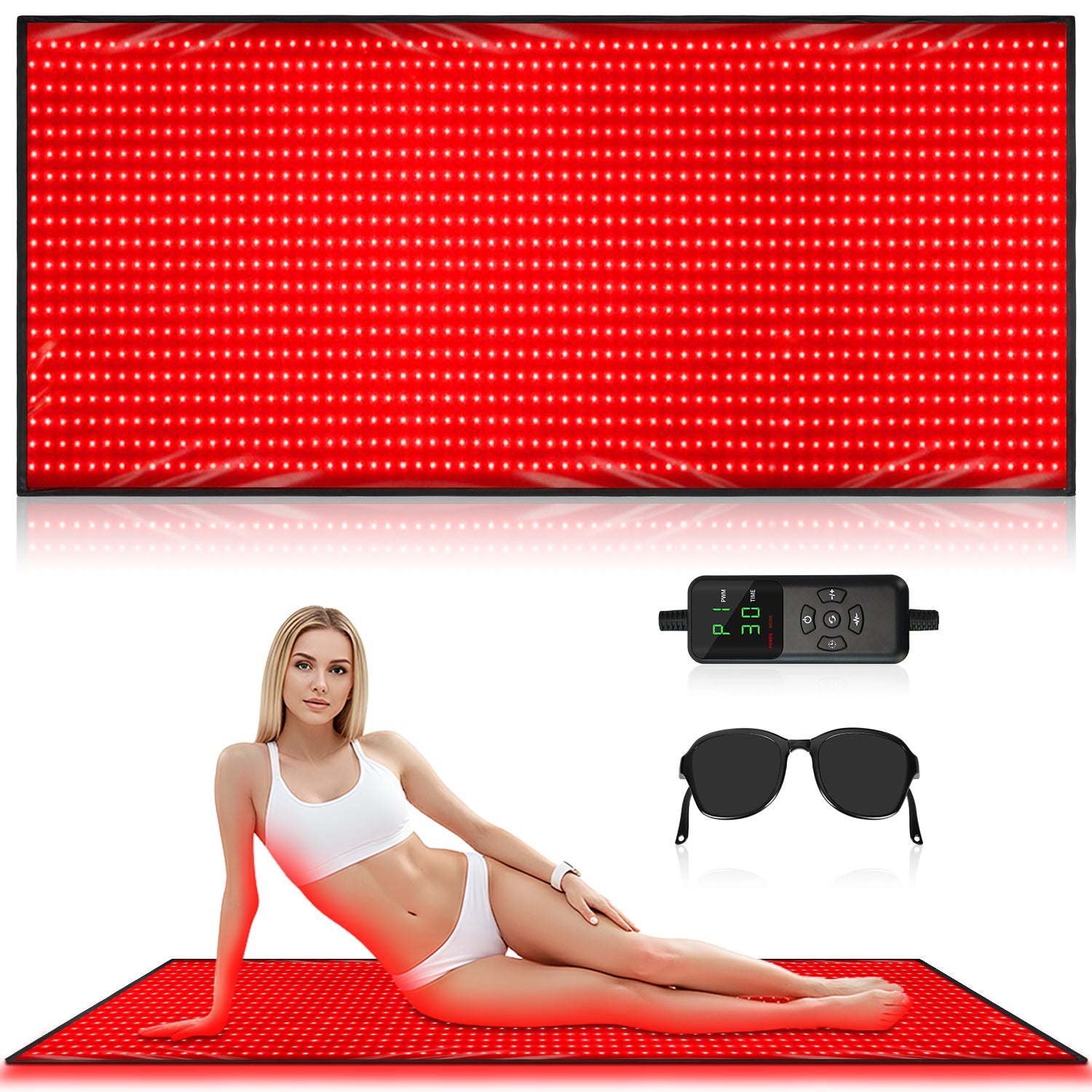 Youlumi Pro Full Body Red Light Therapy Mat | Open‑Box