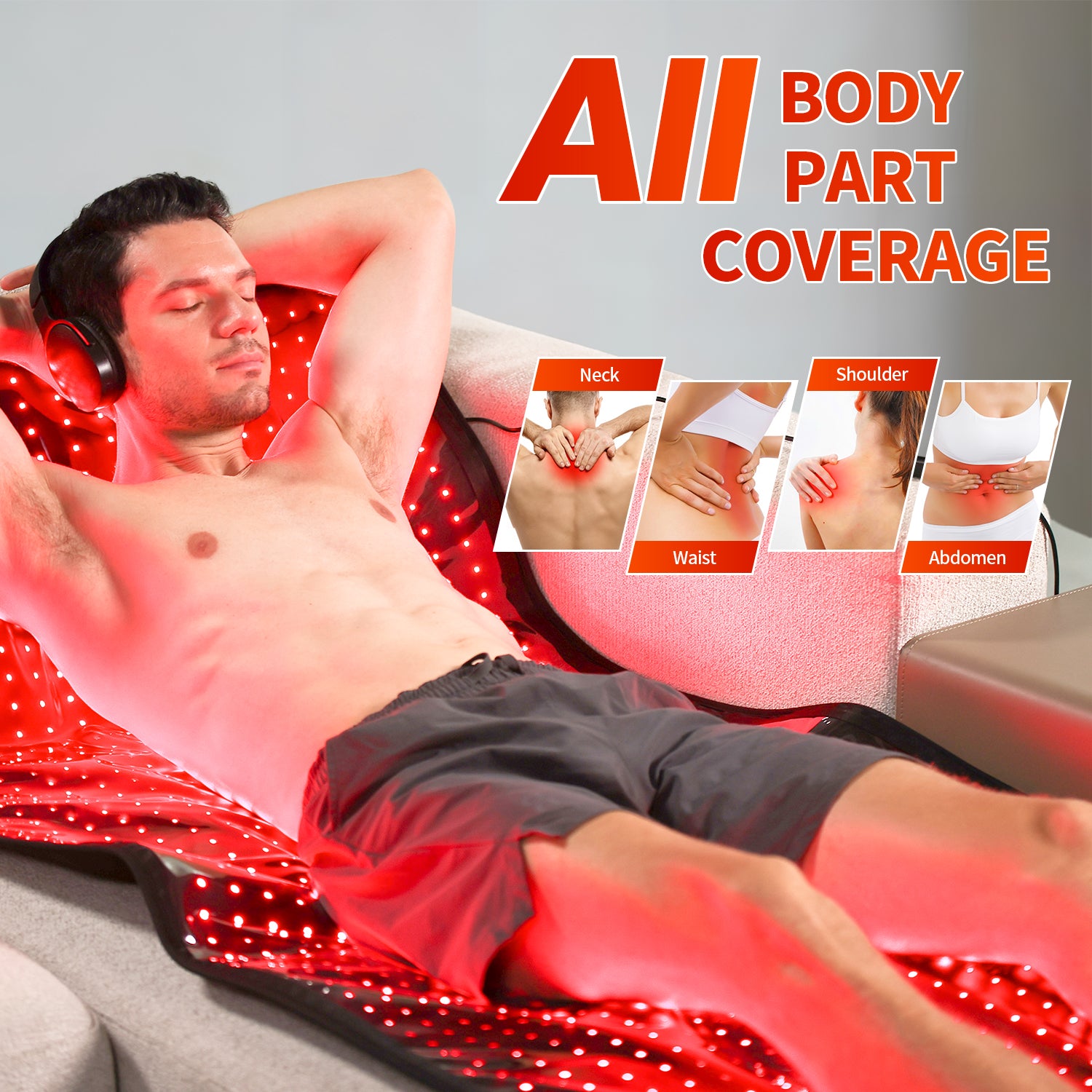 Youlumi Pro Full Body Red Light Therapy Mat | Open‑Box