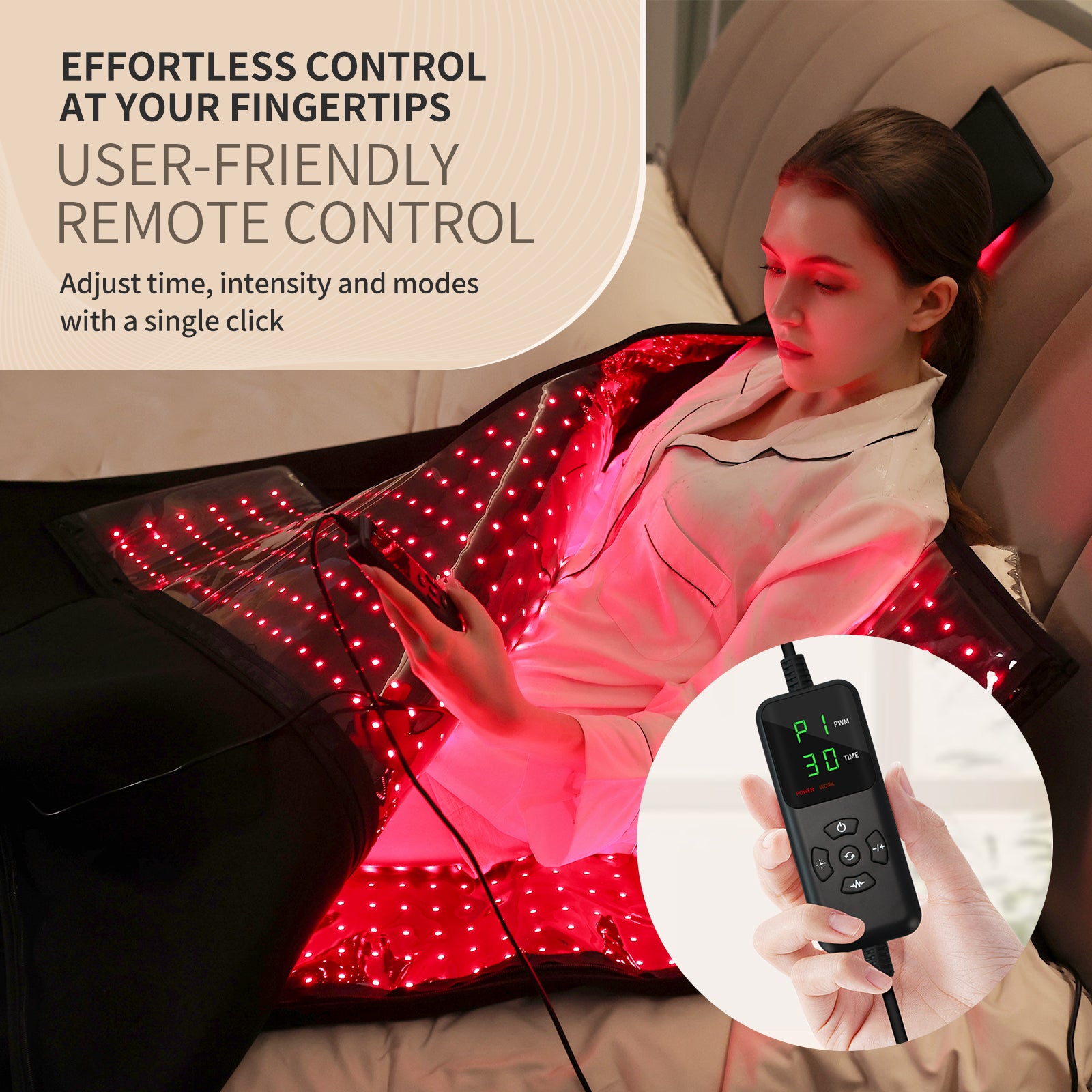 Open‑Box: Red Light Therapy Sleep Bag, 660nm Red & 850nm Near‑Infrared, Full‑Body Relaxation
