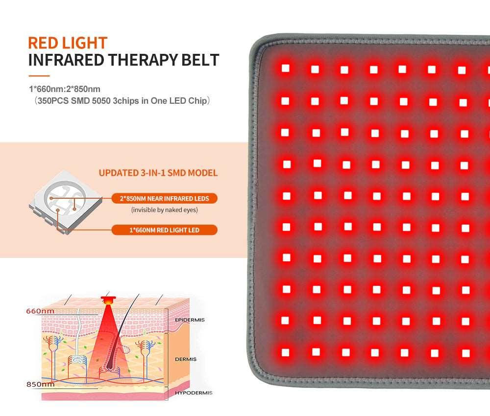 YOULUMI large waist arm infrared 660nm 850nm red light therapy