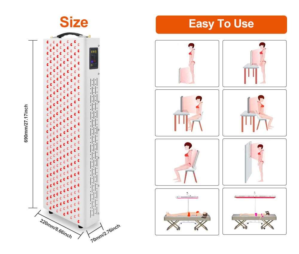 YOULUMI more power led therapy lamp red light therapy panel
